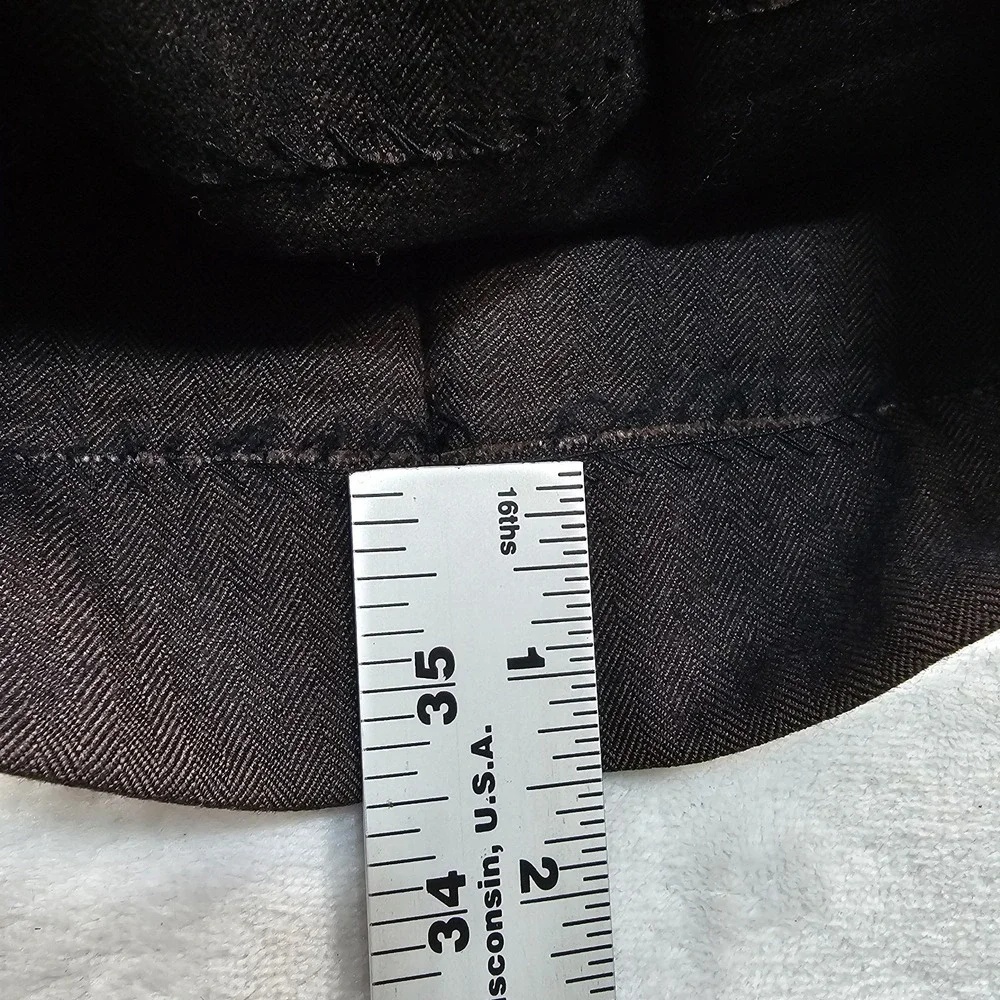 Vtg 80's Cable Car Clothiers Suit Men 40S 33x28 Herringbone Flannel Wool BESPOKE